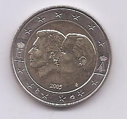 BELGICA DEL AÑO 2005 DE 2 EUROS CONMEMORATIVAS