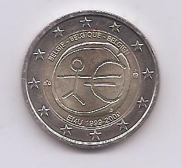 BELGICA DEL AÑO 2009 DE 2 EUROS CONMEMORATIVAS