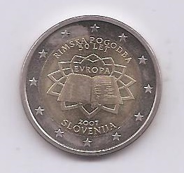 ESLOVENIA DEL AÑO 2007 DE 2 EUROS CONMEMORATIVAS