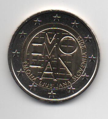 ESLOVENIA DEL AÑO 2015 DE 2 EUROS CONMEMORATIVAS