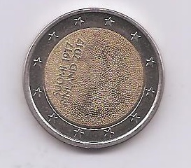 FINLANDIA DEL AÑO 2017 DE 2 EUROS CONMEMORATIVAS