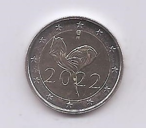芬兰2022年2欧元纪念币