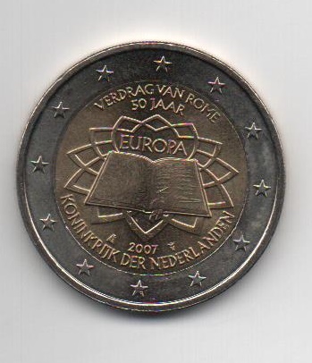 HOLANDA DEL AÑO 2007 DE 2 EUROS CONMEMORATIVAS