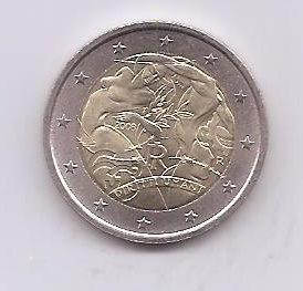 ITALIA DEL AÑO 2008 DE 2 EUROS CONMEMORATIVAS