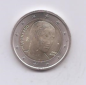 ITALIA DEL AÑO 2019 DE 2 EUROS CONMEMORATIVAS