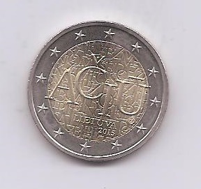 LITUANIA DEL AÑO 2015 DE 2 EUROS CONMEMORATIVAS