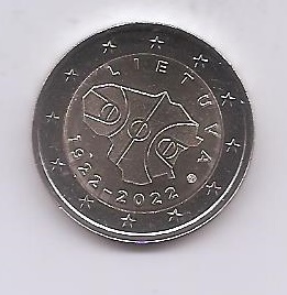 LITUANIA DEL AÑO 2022 DE 2 EUROS CONMEMORATIVAS