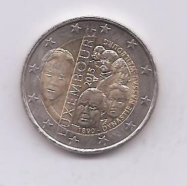 LUXEMBURGO DEL AÑO 2015 DE 2 EUROS CONMEMORATIVAS