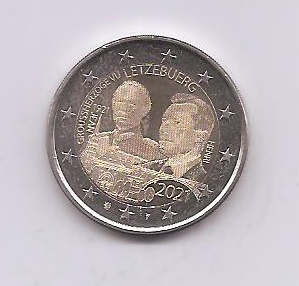 LUXEMBURGO DEL AÑO 2021 DE 2 EUROS CONMEMORATIVAS