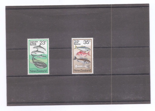 NUEVA ZELANDA DEL AÑO 1978 FAUNA MARINA