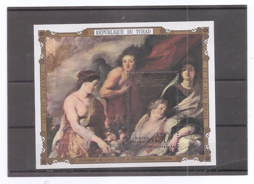 REPUBLICA TCHAD DEL AÑO 2002 PINTURA