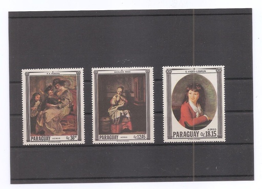 PARAGUAY DEL AÑO 1972 PINTURA