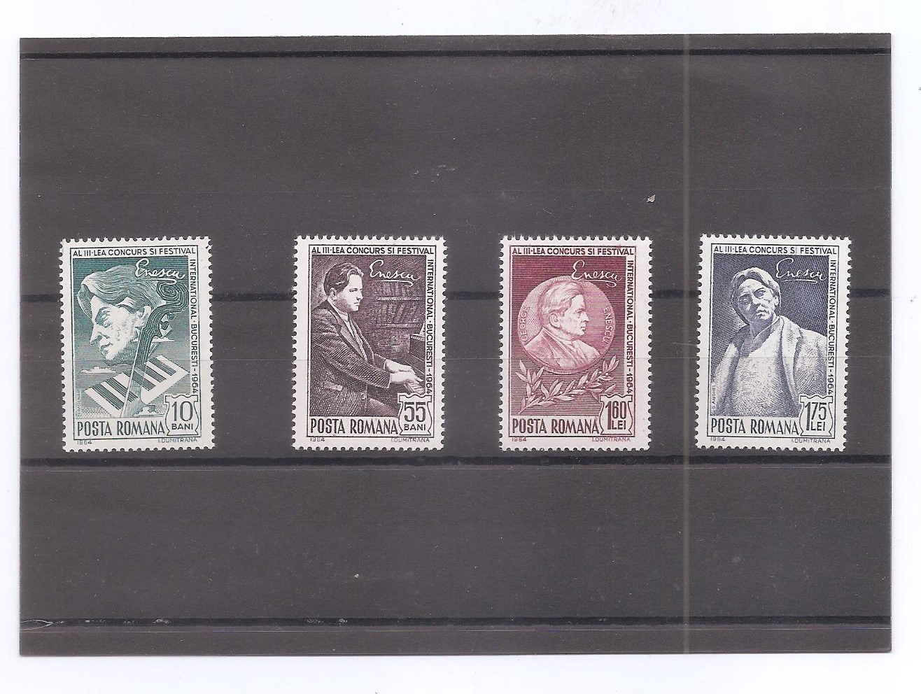 RUMANIA DEL AÑO 1964 PERSONAJES