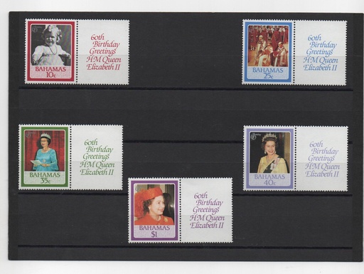 BAHAMAS DEL AÑO 1986 PERSONAJES