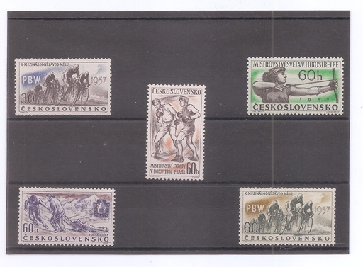 CHECOSLOVAQUIA DEL AÑO 1957 DEPORTES
