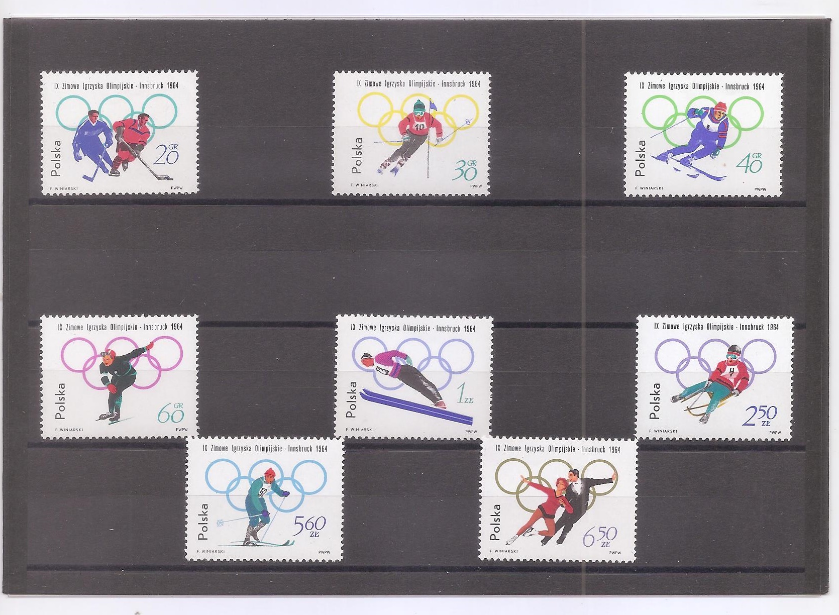 POLONIA DEL AÑO 1964 DEPORTES
