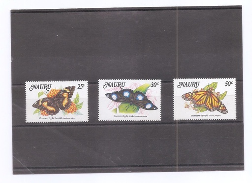 NAURU DEL AÑO 1984 MARIPOSAS