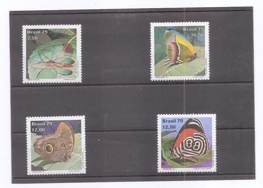 BRASIL DEL AÑO 1979 MARIPOSAS