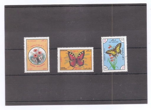 AFGANISTAN DEL AÑO 1983 MARIPOSAS