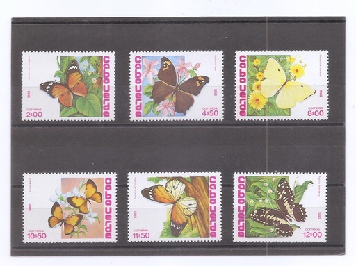 CAVO VERDE DEL AÑO 1982 MARIPOSAS