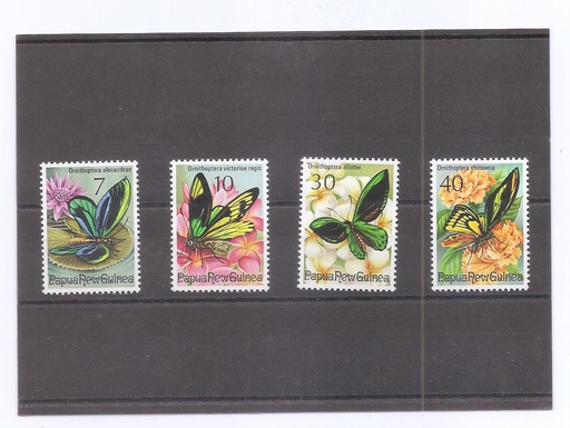 PAPUA DEL AÑO 1975 MARIPOSAS