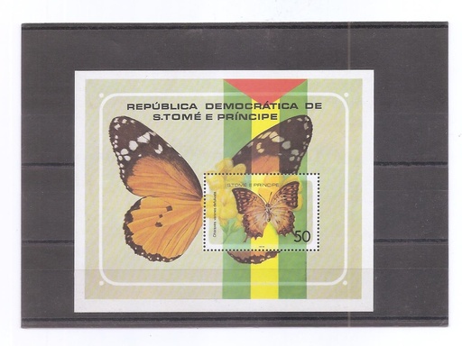 S. TOME E PRINCIPE DEL AÑO 1979 MARIPOSAS