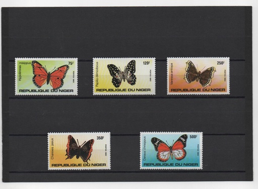 REPUBLICA DE NIGER DEL AÑO 1983 MARIPOSAS