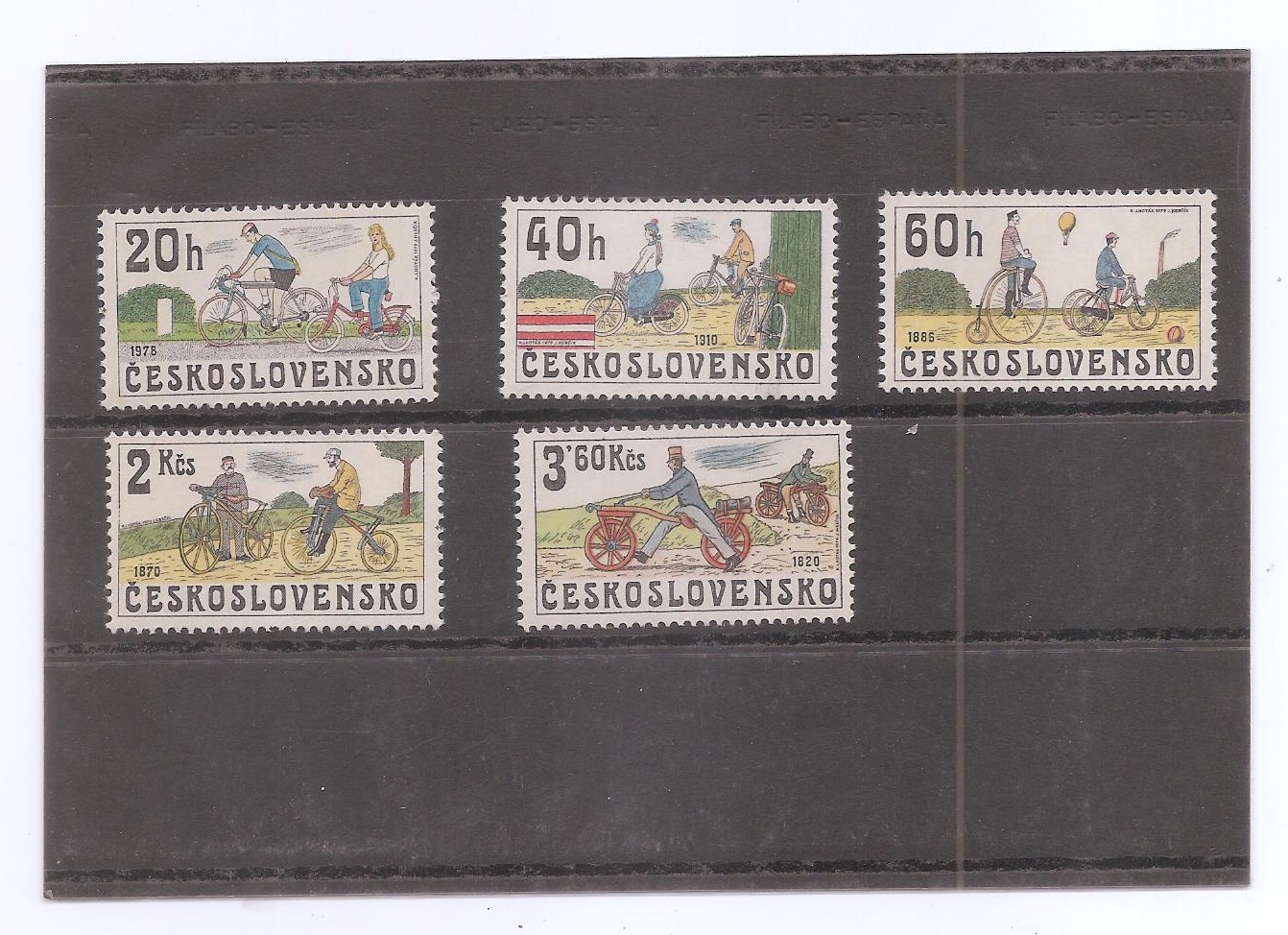 CZECHOSŁOWACJA Z ROKU 1979, ROWERY