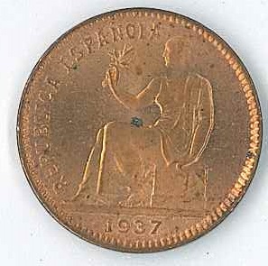 SEGUNDA REPUBLICA DEL AÑO 1937 DE 50 CENTIMOS