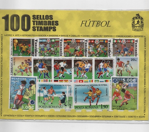 100 SELLOS DIFERENTES TEMATICAS