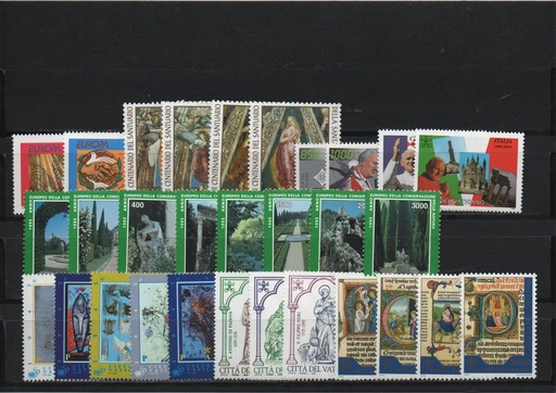 AÑO 1995 COMPLETO SELLOS VATICANO