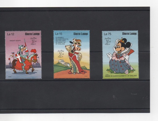 SIERRA LEONA DEL AÑO 1990 DE WALT DISNEY