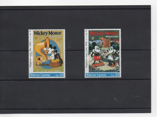 SIERRA LEONA DEL AÑO 1992 DE WALT DISNEY