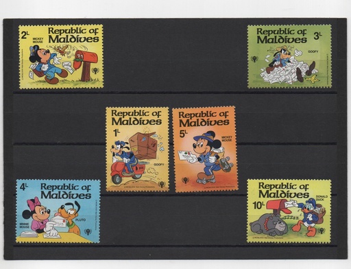 MALDIVAS DEL AÑO 1979 DE WALT DISNEY