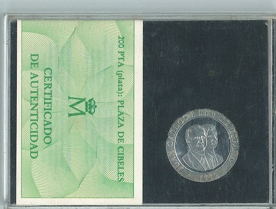 ESPANYA DE L'ANY 1992 DE 200 PESSETES