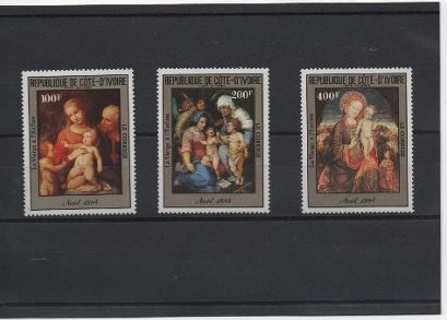 COLECCION SELLOS COSTA IVOIRE DEL AÑO 1984