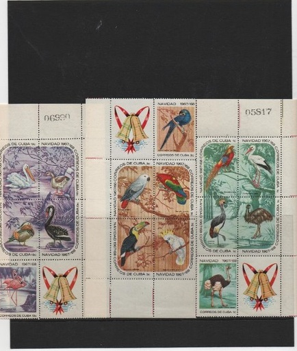 COLECCION SELLOS CUBA DEL AÑO 1967