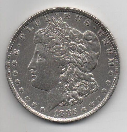 ESTADOS UNIDOS DEL AÑO 1885 DE 1 DOLAR