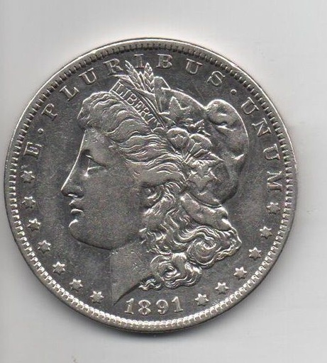 ESTADOS UNIDOS DEL AÑO 1891 DE 1 DOLAR