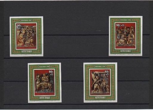 AITUTAKI DEL AÑO 1984 NAVIDAD