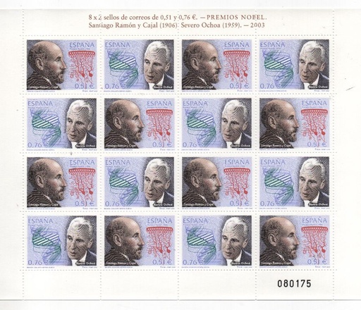 ESPAÑA DEL AÑO 2003 PREMIO NOVEL