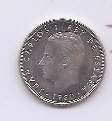 ESPAÑA DEL AÑO 1980*82 DE 5 PESETAS
