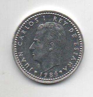 SPAIN 1984 1 PESETA