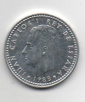 ESPAÑA DEL AÑO 1988 DE 1 PESETA