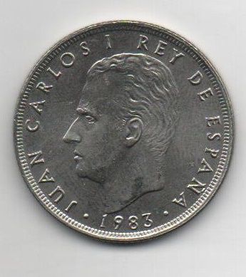 ESPAÑA DEL AÑO 1983 DE 25 PESETAS