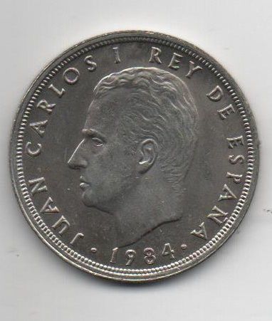 ESPAÑA DEL AÑO 1984 DE 50 PESETAS