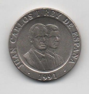 ESPAÑA DEL AÑO 1991 DE 200 PESETAS