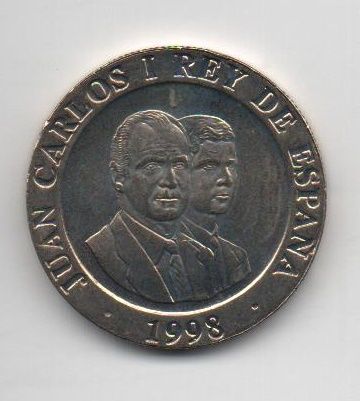 ESPAÑA DEL AÑO 1998 DE 200 PESETAS