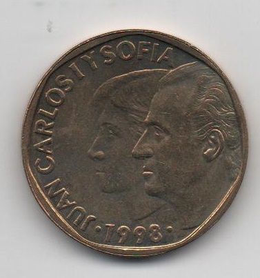 SPANIEN AUS DEM JAHR 1998 500 PESETAS