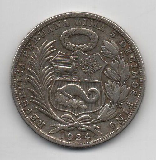 PERU 1924 1 SOL